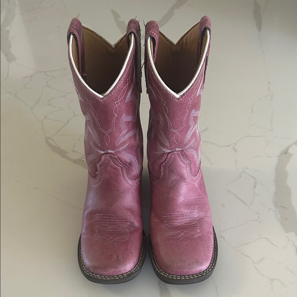Roper Little Girls Pink Boots Size 13